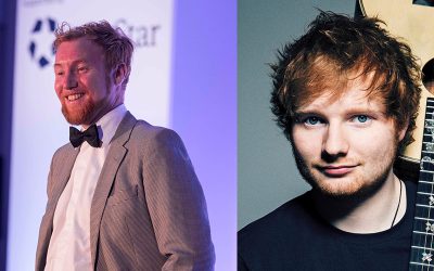 Ed Sheeran represents AGM Group at annual RICS dinner…